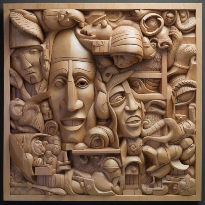 نموذج ثلاثي الأبعاد لآلة CNC 3D Art 